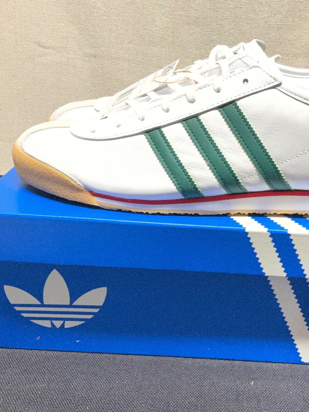 Adidas Originals JS1325 Italia 70s White Collegiate Green Gum Men's US Size 13